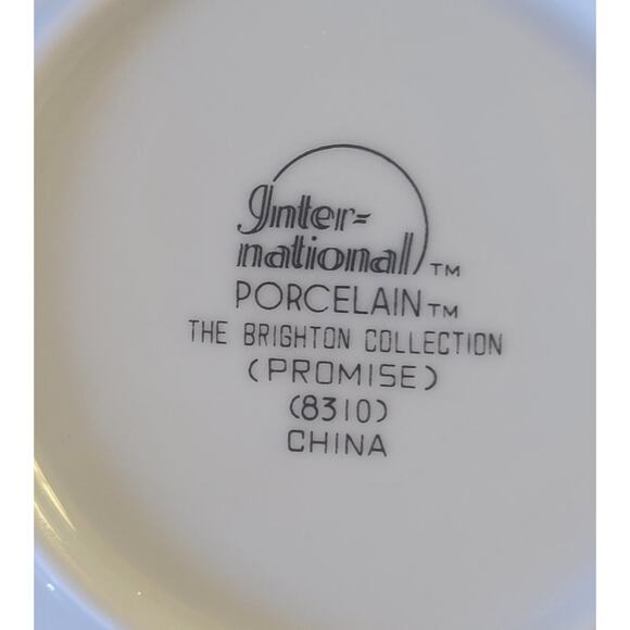 International Porcelain Bowls Set of 4 Brighton Collection Promise model Floral - Picture 3 of 9